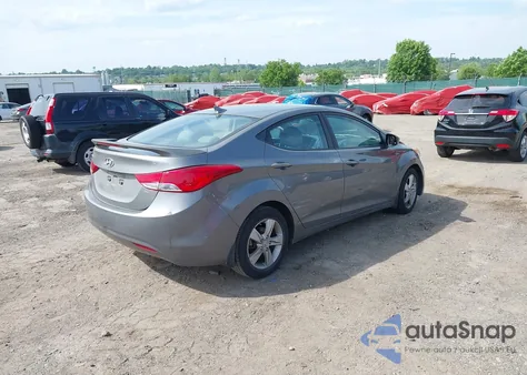 2013 Hyundai Elantra Gls z USA, uszkodzony, nr VIN 5NPDH4AE4DH390816